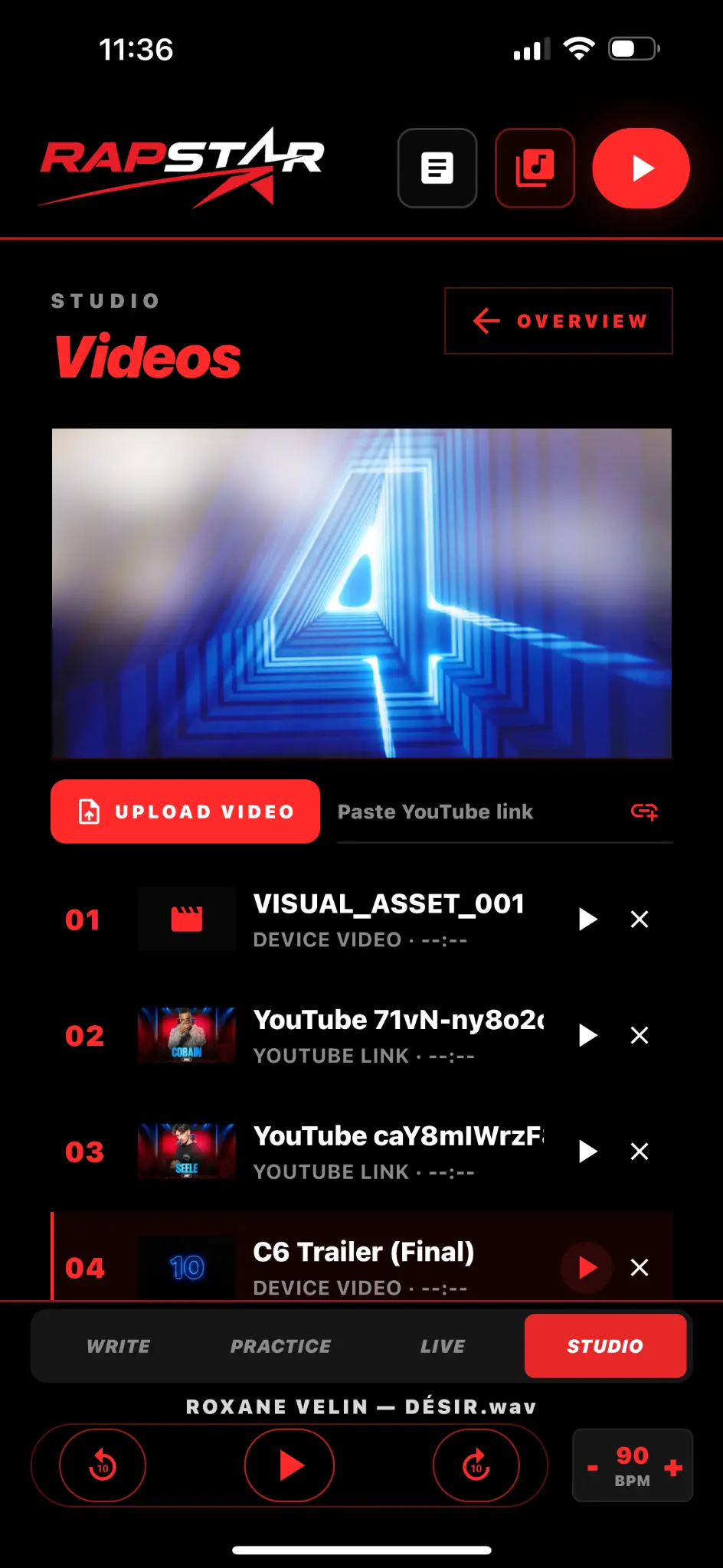 RAPSTAR app real screenshot 13